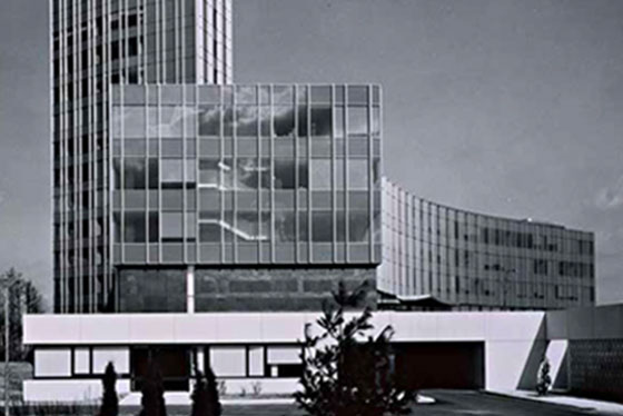 1968 : Inauguration du nouveau siège social de l' Ancienne Mutuelle